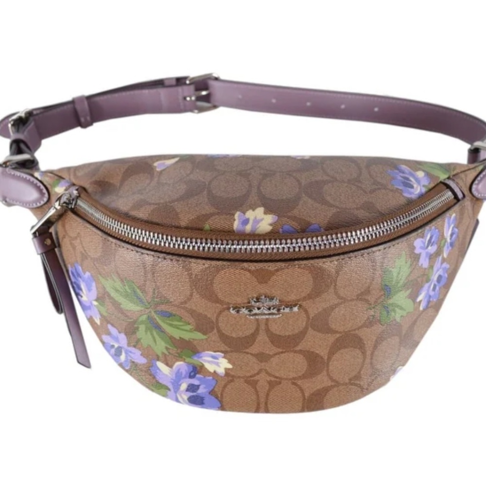 NWOT - Coach Women's Belt Bag in Signature Canvas Brown